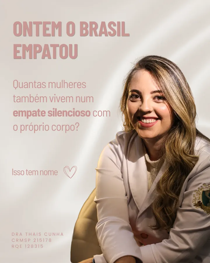 Arte de Instagram da Dra. Thaís Cunha